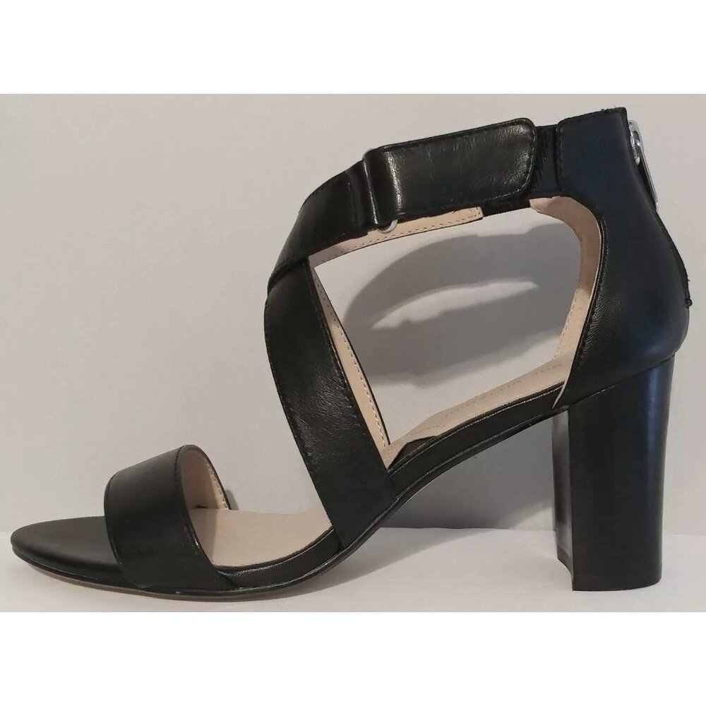 Adrianne Vittadini Gadin Black Strap Shoe